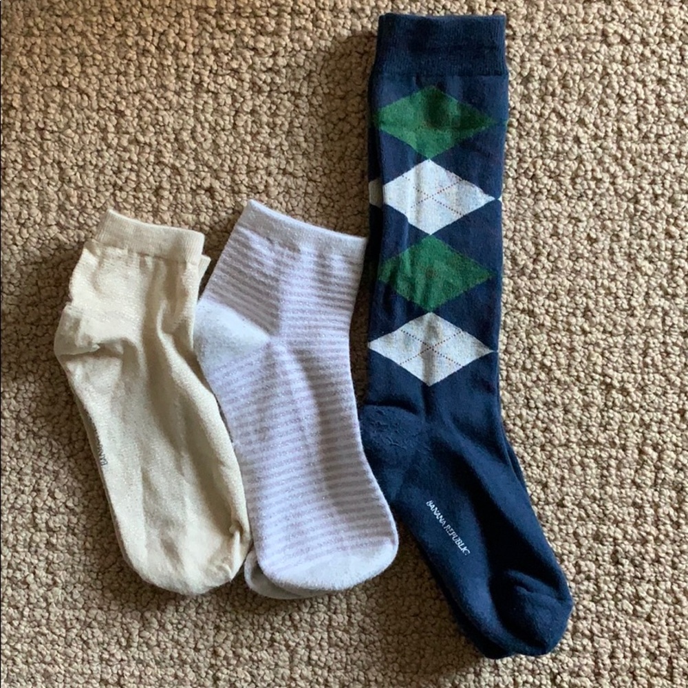 Bundle 3 Pair Women’s Banana Republic Socks